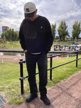 「アイテム（スウェット）」を使った、odd10976さん（メンズ・186cm）の秋コーディネート