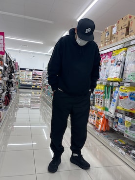 「アイテム（帽子）」を使った、odd10976さん（メンズ・186cm）の冬コーディネート