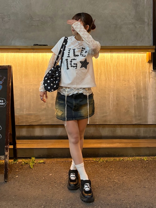 ACLENTのデニムスカートを使った人気ファッションコーディネート - WEAR