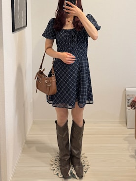「SLY（スライ）のアイテム」を使った、bibi★さん（レディース・153cm）の夏コーディネート