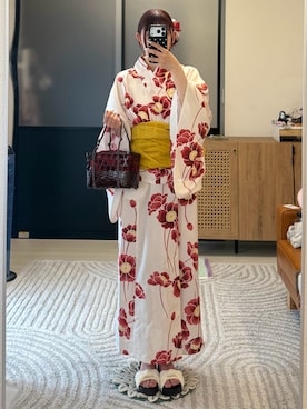 「Honeys（ハニーズ）のアイテム」を使った、bibi★さん（レディース・153cm）の夏コーディネート