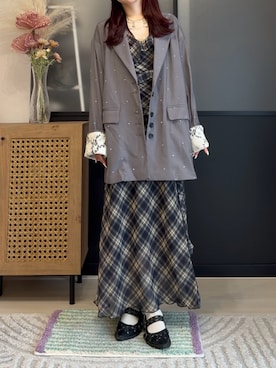 「SLY（スライ）のアイテム」を使った、bibi★さん（レディース・153cm）の秋コーディネート