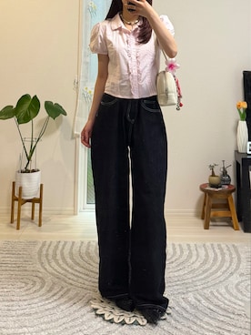 「GRAIN（グレイン）のアイテム」を使った、bibi★さん（レディース・153cm）の春コーディネート