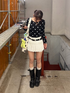 「アイテム（その他トップス）」を使った、bibi★さん（レディース・153cm）の春コーディネート