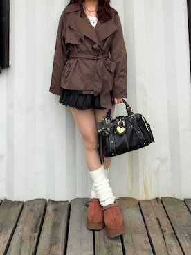 「UGG（アグ）のアイテム（シューズ）」を使った、bibi★さん（レディース・153cm）の秋コーディネート