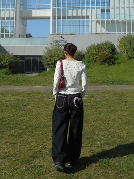 「TINA：JOJUN（ティーナジョジュン）のアイテム」を使った、bibi★さん（レディース・153cm）の春コーディネート