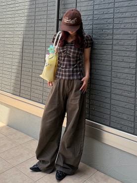 「SLY（スライ）のアイテム」を使った、bibi★さん（レディース・153cm）の夏コーディネート