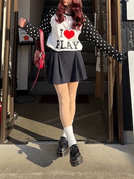 「EMODA（エモダ）のアイテム」を使った、bibi★さん（レディース・153cm）の秋コーディネート