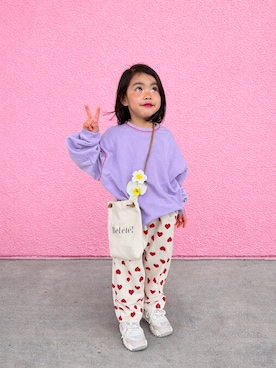 「LSP WOW（エルエスピーワオ）のアイテム」を使った、emmaさん（キッズ・100cm）の冬コーディネート