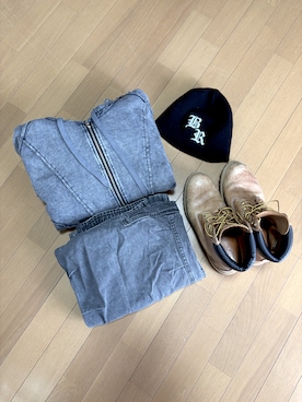 「SPINNS（スピンズ）のアイテム」を使った、neyoさん（メンズ・169cm）の春コーディネート