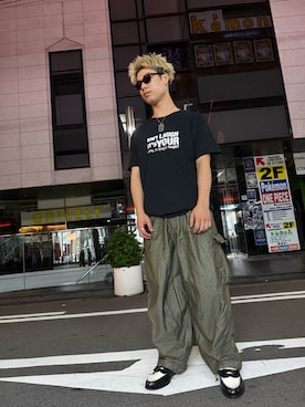 「Needles（ニードルス）のアイテム」を使った、itto0219さん（メンズ・174cm）の夏コーディネート
