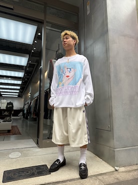 「Needles（ニードルス）のアイテム（パンツ）」を使った、itto0219さん（メンズ・174cm）の夏コーディネート