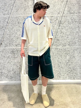 「トートバック」｜SYさん（メンズ・171cm）の夏コーディネート