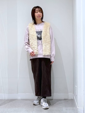 「GLOBAL WORK（グローバルワーク）のアイテム（ジャケット/アウター）」を使った、きゃなさん（レディース・160cm）の秋コーディネート