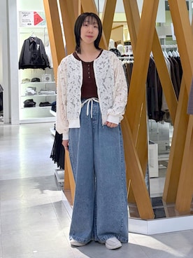 「GLOBAL WORK（グローバルワーク）のアイテム（ブルゾン）」を使った、きゃなさん（レディース・160cm）の秋コーディネート