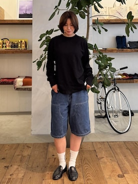 「Saturdays NYC（サタデーズ ニューヨークシティ ）のアイテム」を使った、yunoさん（レディース・164cm）の秋コーディネート