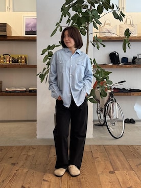 「Saturdays NYC（サタデーズ ニューヨークシティ ）のアイテム」を使った、yunoさん（レディース・164cm）の秋コーディネート
