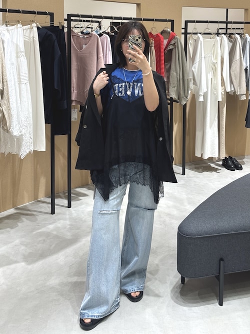 Loungedress（ラウンジドレス） tシャツ カラーロゴTシャツ レディース 
