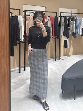 「LOUNGEDRESS（ラウンジドレス）のアイテム」を使った、　Yuuさん（レディース・161cm）の春コーディネート
