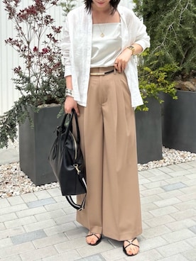 「LOUNGEDRESS（ラウンジドレス）のアイテム」を使った、　Yuuさん（レディース・161cm）の春コーディネート