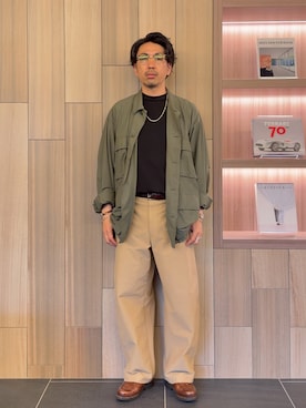 「Paraboot（パラブーツ）のアイテム」を使った、takutaku3838さん（メンズ・173cm）の夏コーディネート