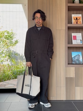 「OLIVER PEOPLES（オリバーピープルズ）のアイテム」を使った、takutaku3838さん（メンズ・173cm）の春コーディネート