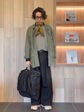 「PORTER（ポーター）のアイテム（バッグ）」を使った、takutaku3838さん（メンズ・173cm）の春コーディネート