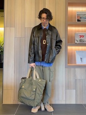 「Kaptain Sunshine（キャプテン サンシャイン）のアイテム」を使った、takutaku3838さん（メンズ・173cm）の春コーディネート