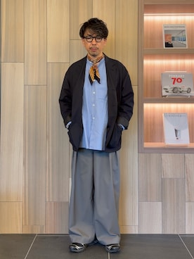 「アイテム（ジャケット/アウター）」を使った、takutaku3838さん（メンズ・173cm）の春コーディネート