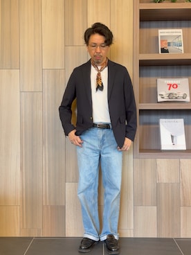 「Paraboot（パラブーツ）のアイテム」を使った、takutaku3838さん（メンズ・173cm）の春コーディネート