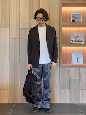 「Needles（ニードルス）のアイテム（パンツ）」を使った、takutaku3838さん（メンズ・173cm）の春コーディネート