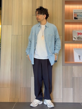 「markaware（マーカウェア）のアイテム」を使った、takutaku3838さん（メンズ・173cm）の春コーディネート