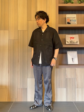 「Needles（ニードルス）のアイテム（パンツ）」を使った、takutaku3838さん（メンズ・173cm）の夏コーディネート