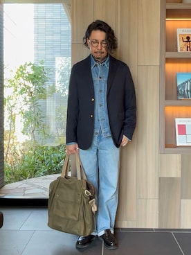 「BEAMS PLUS（ビームスプラス）のアイテム」を使った、takutaku3838さん（メンズ・173cm）の春コーディネート