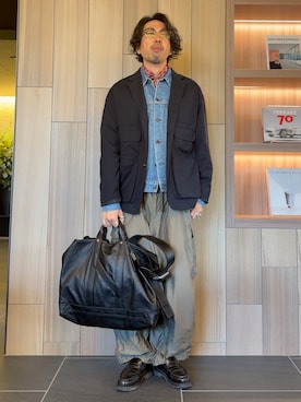 「Needles（ニードルス）のアイテム（パンツ）」を使った、takutaku3838さん（メンズ・173cm）の春コーディネート