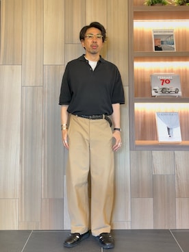 「Paraboot（パラブーツ）のアイテム」を使った、takutaku3838さん（メンズ・173cm）の夏コーディネート