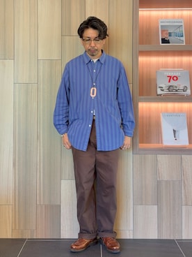 「Paraboot（パラブーツ）のアイテム」を使った、takutaku3838さん（メンズ・173cm）の春コーディネート