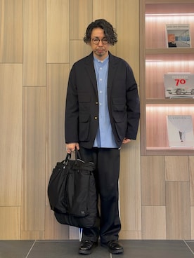 「PORTER（ポーター）のアイテム」を使った、takutaku3838さん（メンズ・173cm）の春コーディネート