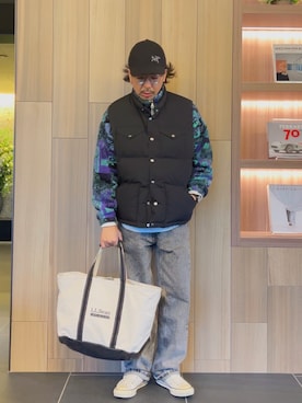 「ARC'TERYX（アークテリクス）のアイテム（帽子）」を使った、takutaku3838さん（メンズ・173cm）の春コーディネート