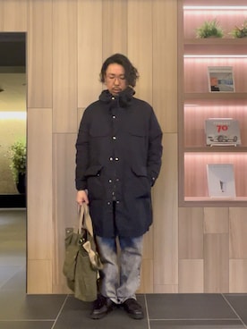 「Levi's（リーバイス）のアイテム（パンツ）」を使った、takutaku3838さん（メンズ・173cm）の冬コーディネート