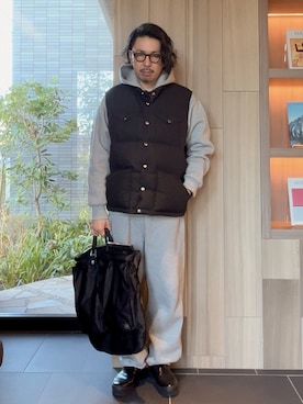 「PORTER（ポーター）のアイテム」を使った、takutaku3838さん（メンズ・173cm）の春コーディネート