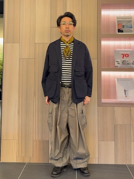 「BEAMS（ビームス）のアイテム」を使った、takutaku3838さん（メンズ・173cm）の夏コーディネート