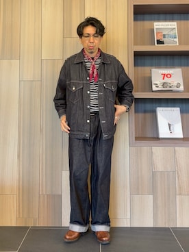 「Graphpaper（グラフペーパー）のアイテム」を使った、takutaku3838さん（メンズ・173cm）の春コーディネート