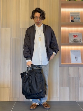 「OLIVER PEOPLES（オリバーピープルズ）のアイテム」を使った、takutaku3838さん（メンズ・173cm）の春コーディネート