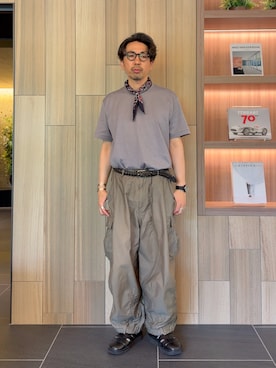 「Needles（ニードルス）のアイテム」を使った、takutaku3838さん（メンズ・173cm）の夏コーディネート