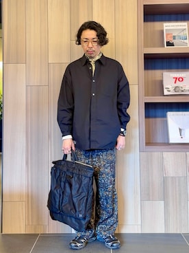 「PORTER（ポーター）のアイテム（バッグ）」を使った、takutaku3838さん（メンズ・173cm）の春コーディネート