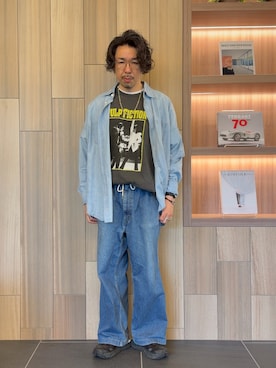 「Graphpaper（グラフペーパー）のアイテム」を使った、takutaku3838さん（メンズ・173cm）の春コーディネート