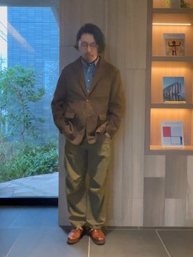 「Engineered Garments（エンジニアードガーメンツ）のアイテム」を使った、takutaku3838さん（メンズ・173cm）の冬コーディネート