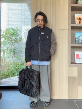 「PORTER（ポーター）のアイテム」を使った、takutaku3838さん（メンズ・173cm）の春コーディネート