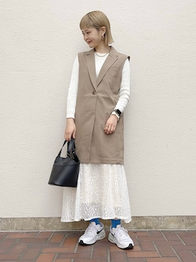 ぐちょめさん（レディース・157cm）の春コーディネート